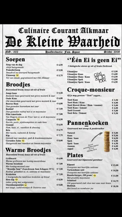 lunch voor
